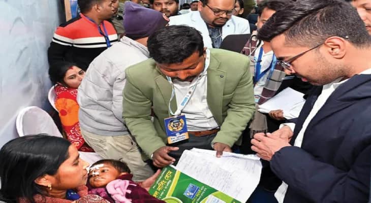 নন্দীগ্রামে শহিদ পরিবারের সদস্যদের হাত ধরেই জোড়া সেবাশ্রয় শিবিরের উদ্বোধন