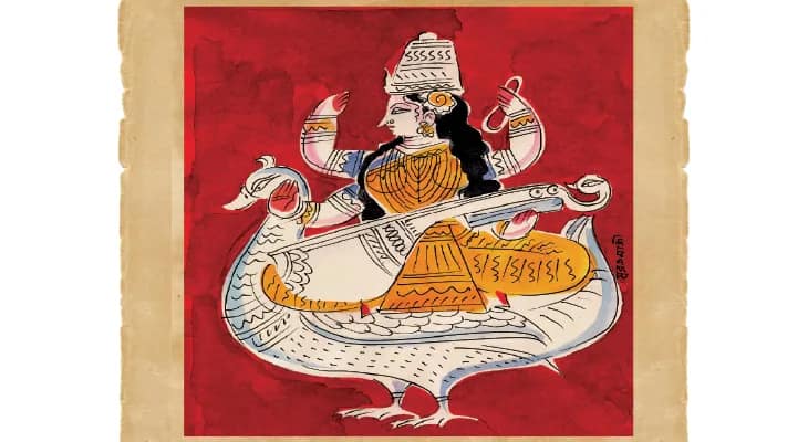 সন্ন্যাসীদের সরস্বতী  দেবী সারদম্বা