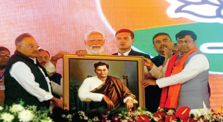 শিবেন্দুশেখরের ছবি উপহার মোদিকে প্রয়াত আইনজীবীকে নিয়ে ফের চর্চা মালদহজুড়ে