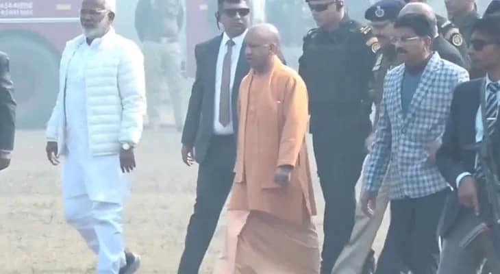 কানপুরে গেলেন উত্তরপ্রদেশের মুখ্যমন্ত্রী যোগী আদিত্যনাথ