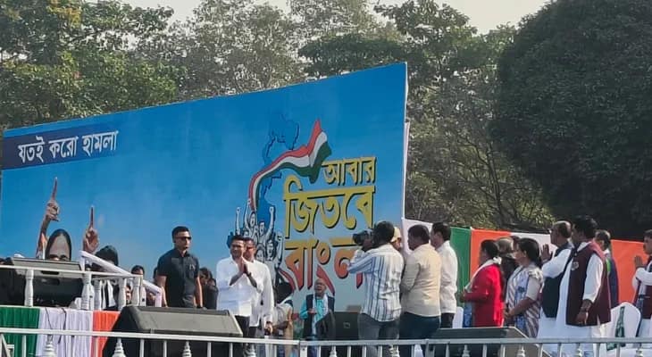 বারাসতে এলেন অভিষেক