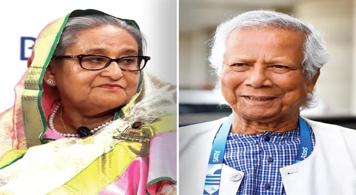 ‘যে কোনো আসনে হারাব’ ইউনুসকে লড়াইয়ে নামার ‘চ্যালেঞ্জ’ ছুড়লেন হাসিনা