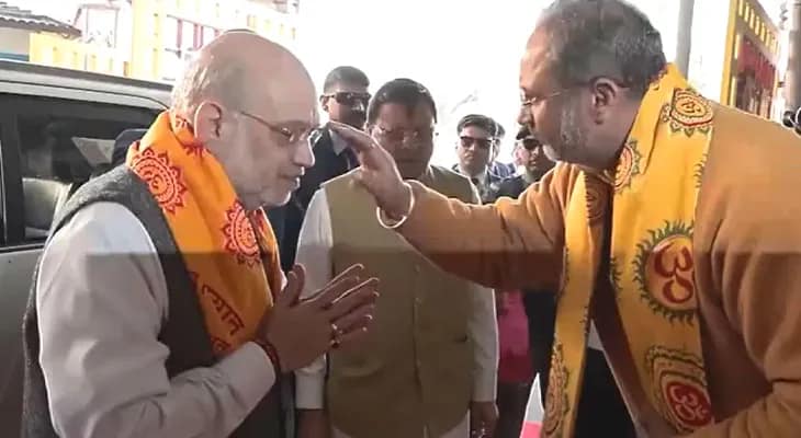 হরিদ্বার পৌঁছলেন কেন্দ্রীয় স্বরাষ্ট্রমন্ত্রী অমিত শাহ
