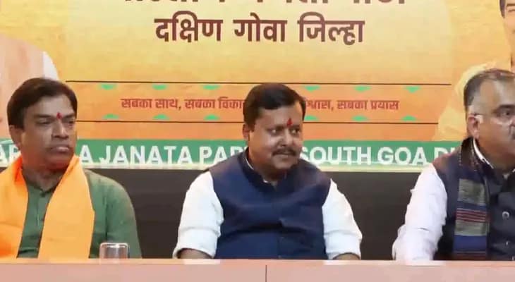 দক্ষিণ গোয়ায় দলীয় নেতৃত্বের সঙ্গে বৈঠকে বিজেপির সর্বভারতীয় সভাপতি নীতিন নবীন