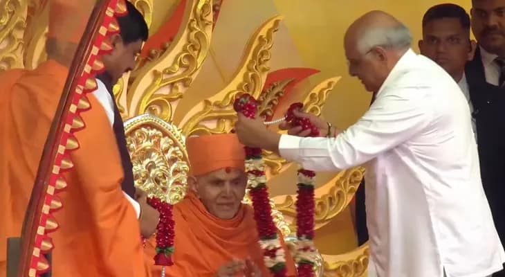 ভদোদরায় একটি অনুষ্ঠানে গেলেন গুজরাতের মুখ্যমন্ত্রী ভূপেন্দ্র প্যাটেল