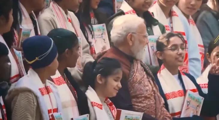পরীক্ষা প্রস্তুতি নিয়ে পড়ুয়াদের সঙ্গে আলোচনা প্রধানমন্ত্রীর