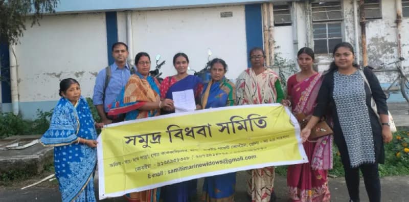 লাগাতার বঞ্চিত সমুদ্র বিধবারা, দাবি নিয়ে মহকুমা শাসককে স্মারকলিপি