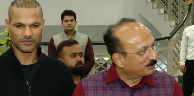 দিল্লির খেল মহাকুম্ভের ব্র্যান্ড অ্যাম্বাসাডর শিখর ধাওয়ান, জানালেন মন্ত্রী আশিস সুদ