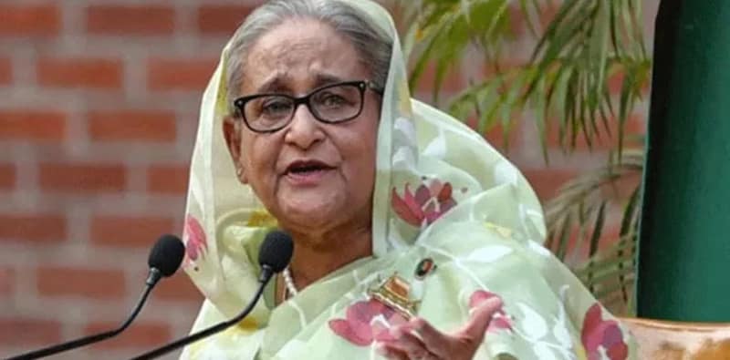 ‘প্রহসনের ভোট’, বাতিলের দাবিতে সরব হলেন হাসিনা