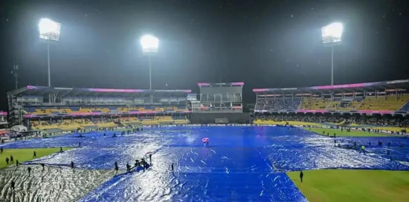 পাক-কিউয়ি ম্যাচ বৃষ্টিতে পণ্ড