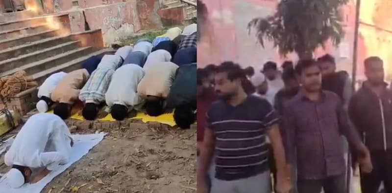 লখনউ বিশ্ববিদ্যালয় চত্বরে মসজিদ সিল, মানববন্ধনের মাঝে নামাজ পড়লেন মুসলিম পড়ুয়ারা