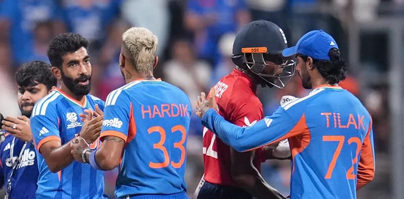 টি-২০ বিশ্বকাপ: বিফলে বেথেলের লড়াই, ৭ রানে ইংল্যান্ডকে হারিয়ে ফাইনালে ভারত