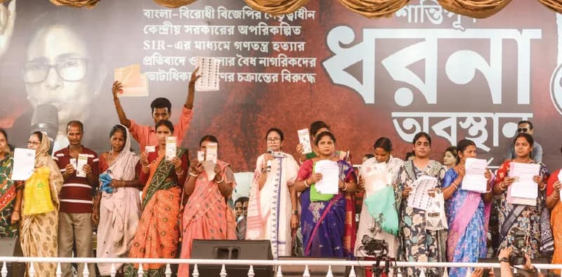 গ্যাসের দাম বৃদ্ধির প্রতিবাদে আজ কালো  শাড়ি পরে ধরনা মঞ্চে আসবেন মহিলারা, আন্দোলনের রূপরেখা তৈরি করে দিলেন মুখ্যমন্ত্রী