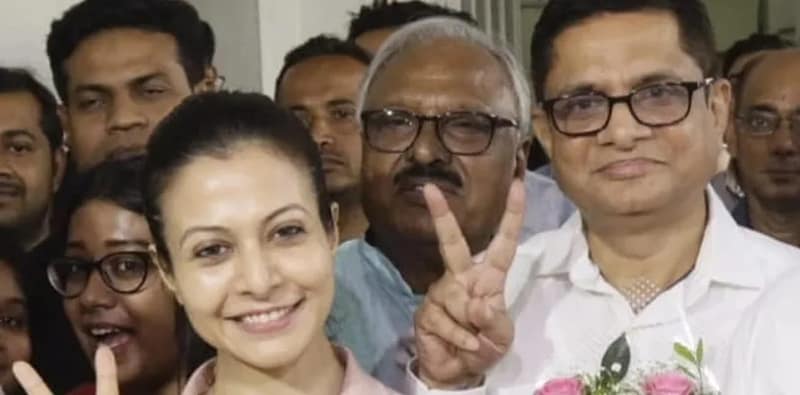পশ্চিমবঙ্গ থেকে রাজ্যসভায় নবনির্বাচিত তৃণমূলের প্রার্থীরা, সোমবার বিধানসভায় তোলা ছবি