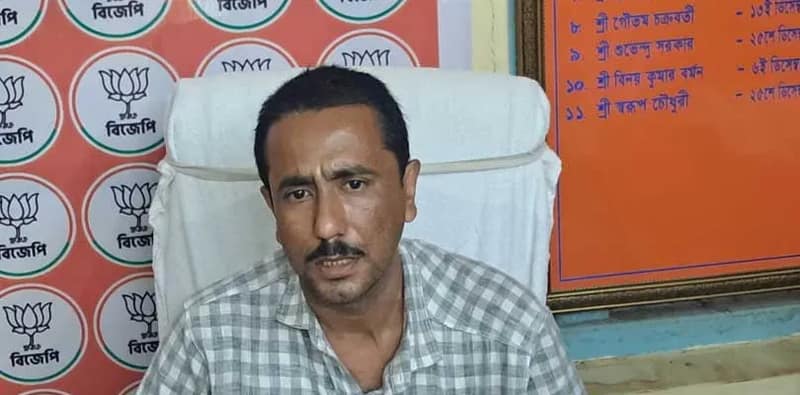 দক্ষিণ দিনাজপুর জেলার বিজেপি সভাপতির পদ থেকে পদত্যাগ স্বরূপ চৌধুরী
