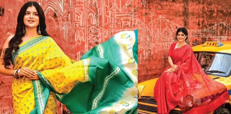 শাড়িতে তিলোত্তমা