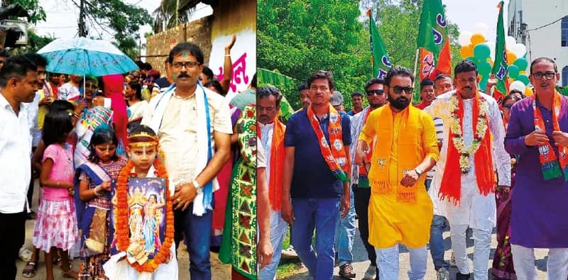 নতুন ও পুরানো মুখের লড়াই, জোর তরজা উলুবেড়িয়া উত্তরে