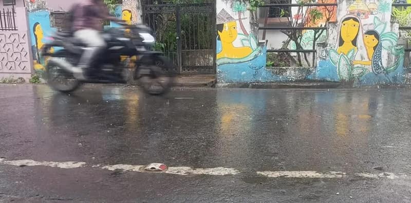 কলকাতার উত্তর শহরতলির পানিহাটিতে শিলাবৃষ্টি