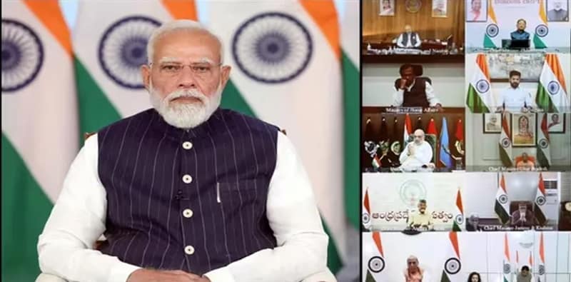 মুখ্যমন্ত্রীদের সঙ্গে বৈঠক মোদির, টিম ইন্ডিয়া স্পিরিট তুলে ধরার আহ্বান
