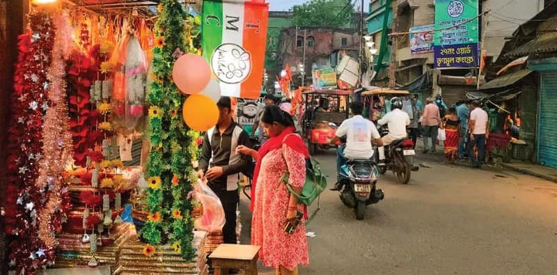 মধ্য হাওড়ায় বাজার এলাকাগুলির সংস্কার ও  আধুনিকীকরণের বার্তা দিয়ে প্রচার তৃণমূলের