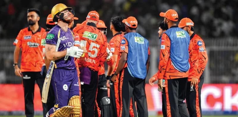 হায়দরাবাদের বিরুদ্ধে কাজে এল না অঙ্গকৃশের মরিয়া লড়াই, ঘরের মাঠেও মুখ থুবড়ে পড়ল নাইটরা