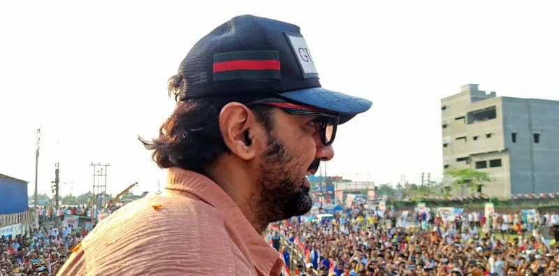 জগদ্দল এর মামুদপুরে দেবের জনসভায় উপচে পড়া ভিড়