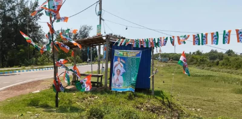 ঝাঁ চকচকে মেরিন ড্রাইভ, তৃণমূলের ভোট প্রচারে দীঘার জগন্নাথ মন্দিরও