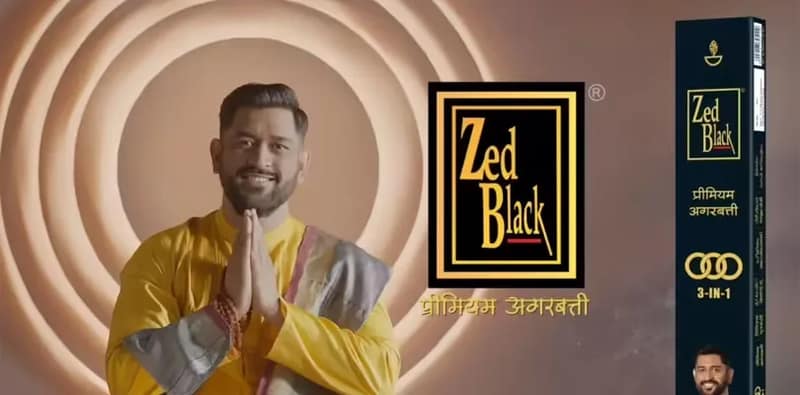 জেড ব্ল্যাক ধূপের নতুন বিজ্ঞাপনে  মহেন্দ্র সিং ধোনি