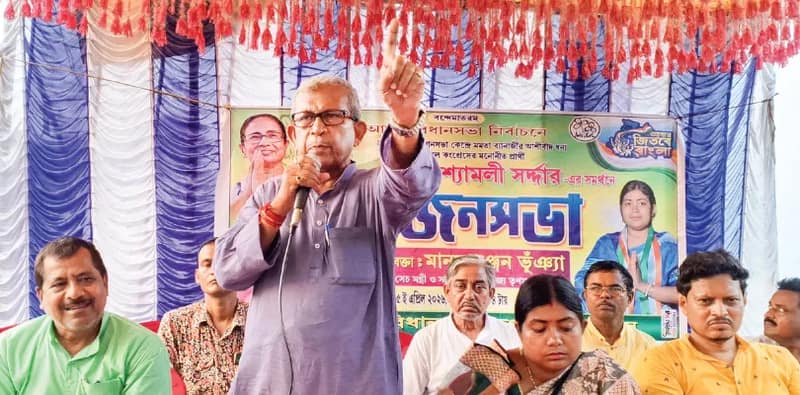 দিল্লি বঞ্চনা করেছে, মমতাই ঘাটাল মাস্টার প্ল্যান রূপায়ণ করছেন, বিজেপিকে একহাত মানসের
