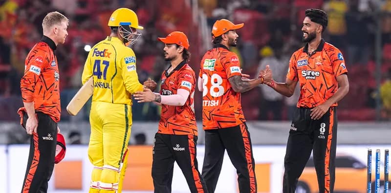 হায়দরাবাদের কাছে হার চেন্নাইয়ের