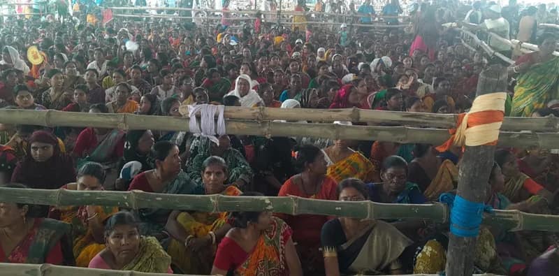 কালনায় তৃণমূল নেত্রী মমতা বন্দোপাধ্যায়ের জনসভায় উপচে পড়া ভিড়