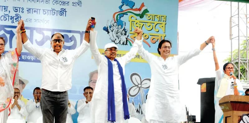 মমতার সভায় ‘লক্ষ্মী’দের ঢল, হাওড়া ময়দানের ভিড় মনে করাল ধর্মতলার জমায়েত