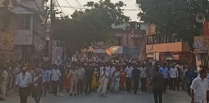 নিমতায় পদযাত্রা শুরু করলেন মমতা বন্দ্যোপাধ্যায়