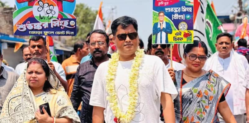 ‘উন্নয়নের পক্ষে, বিভাজনের বিরুদ্ধে’ শেষ রবিবার প্রচারে ঝড় তৃণমূলের যীশুর