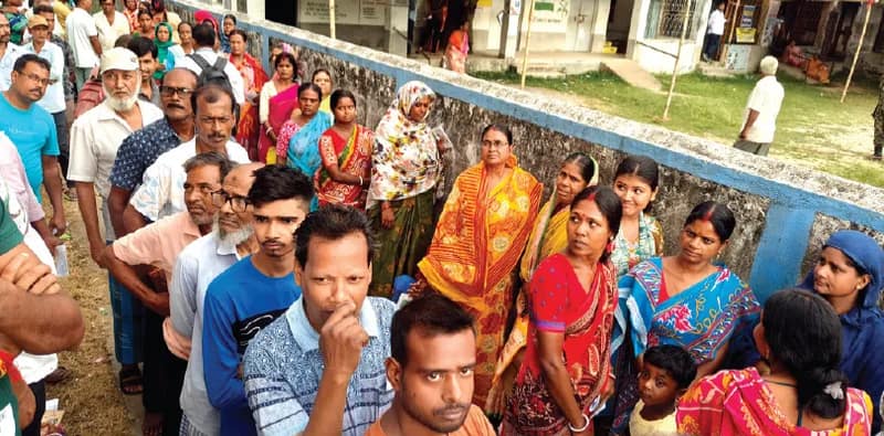 বিক্ষিপ্ত ঘটনা ছাড়া শান্তিপূর্ণ ভোট