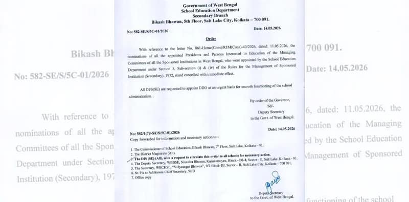 স্কুলের ম্যানেজিং কমিটি ভেঙে দেওয়া হল