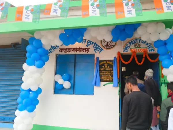 ছিল শৌচাগার, হয়ে গেল পার্টি অফিস!