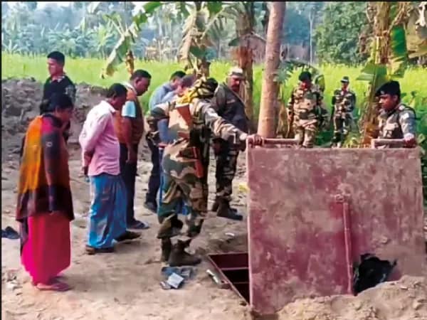 বাঙ্কারে উদ্ধার দেড় কোটি টাকার কাশির সিরাপ কাঁটাতার টপকালেই সাত কোটি