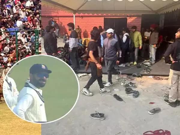 বিরাটকে দেখতে স্টেডিয়ামের বাইরে হুলুস্থুল, পদপিষ্ট হওয়ার আশঙ্কা! জখম একাধিক ফ্যান