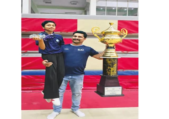 জাতীয় জিমন্যাস্টিক্সে দ্বিতীয় শিমুরালির দিয়া