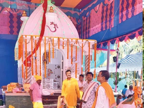 সুতাহাটার অনন্তপুরে সোমেশ্বর শিব মন্দিরের উদ্বোধন ও উৎসব