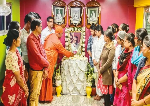 হলদিয়ায় ব্রহ্মচারী ভক্তিচৈতন্য মহারাজের ৯৮তম আবির্ভাব দিবস উদযাপিত হল