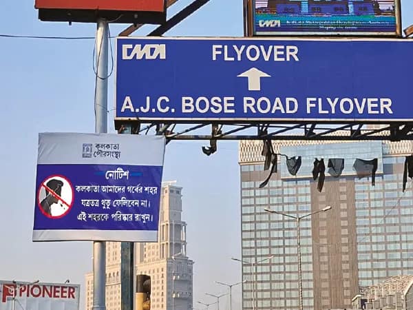 &lsquo;যত্রতত্র পানের পিক-থুতু ফেলা নিষিদ্ধ,&rsquo; পোস্টার কলকাতাজুড়ে