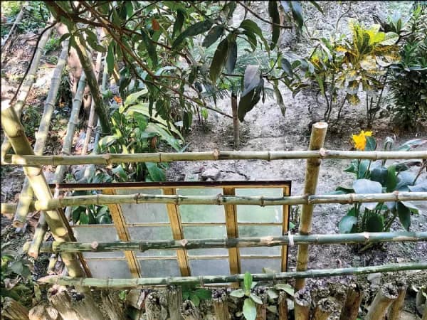 সরকারি জমিতে বাগান করে টিন দিয়ে ঘেরার অভিযোগ