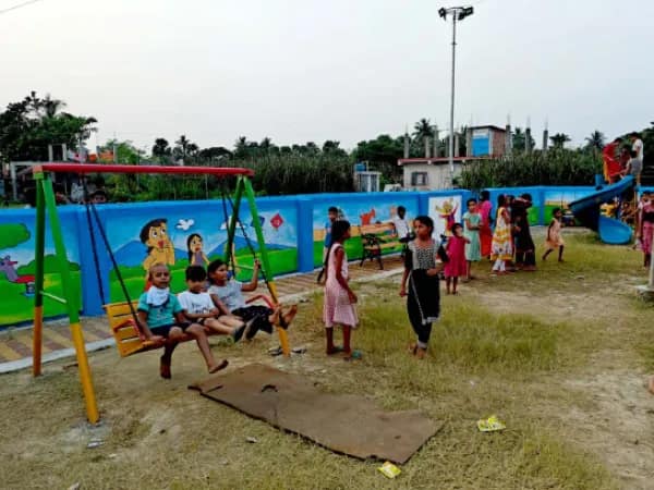 তুলসিবেড়িয়ায় ১১ লক্ষ টাকা&nbsp; ব্যয়ে তৈরি হল শিশু উদ্যান