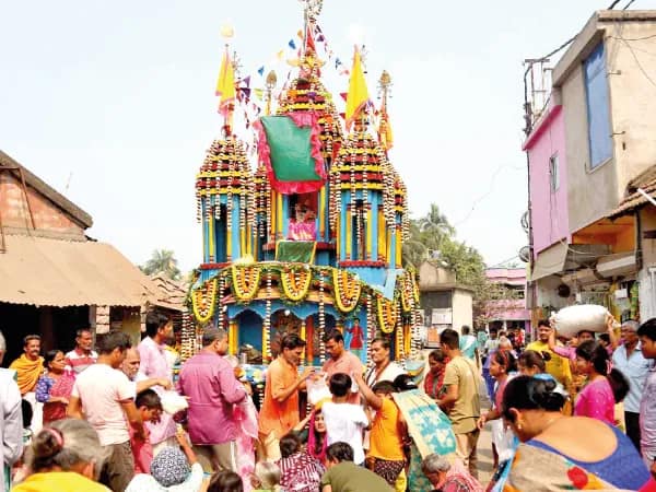 খঞ্চিতে ৪২০ বছরের প্রাচীন রথযাত্রা ঘিরে ব্যাপক উদ্মাদনা