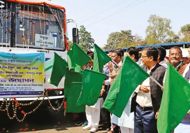 আসানসোল-বাঁকুড়া বাস পরিষেবা উদ্বোধন