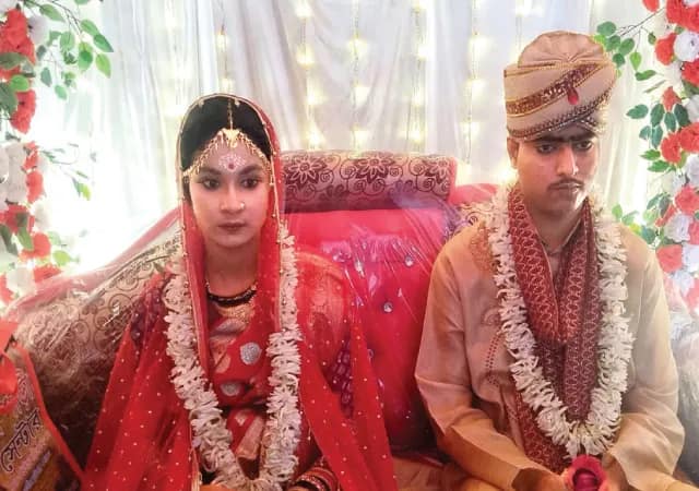ধুমধাম করে দুঃস্থ কন্যার বিয়ে কান্দি থানায়, অভিভাবক আইসি