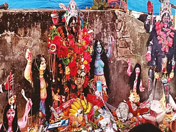 কুলিকের পাড়ে শতাব্দী প্রাচীন ভাসান কালীপুজোয় গ্রামে ভক্তের ঢল নামল