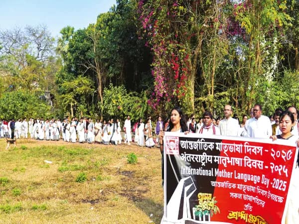 বিশ্বভারতীতে যথাযোগ্য মর্যাদায় পালিত ভাষা দিবস